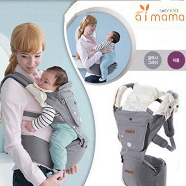 Promo  free bag hipseat aimama gendongan bayi baby carrier aimama imama