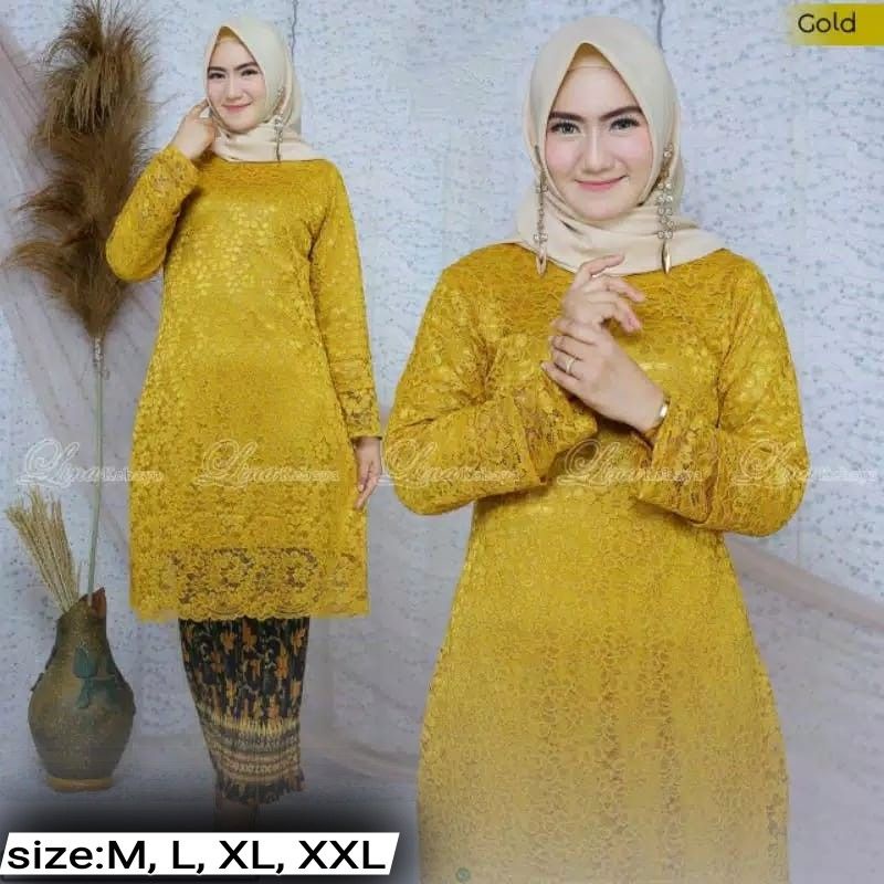 Kebaya Tunik Brukat Kebaya Kurung Kebaya Wisuda Kebaya Kondangan