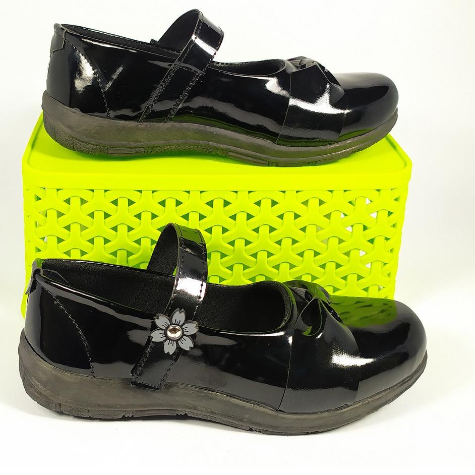 Sepatu Sekolah Pantofel Flat Shoes Anak Perempuan Cewek Wanita Umur 3 4 5 6 7 8 9 10 11 12 13 Tahun 