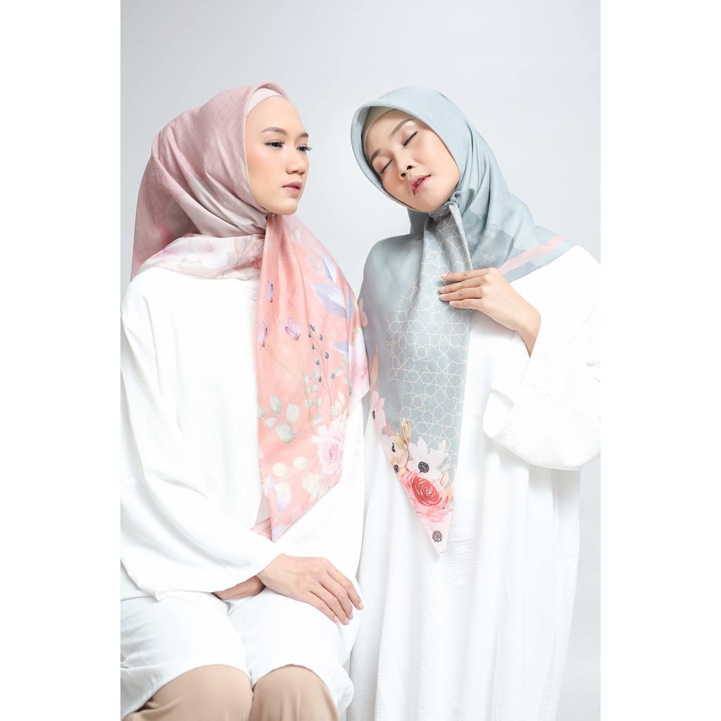 Bellani Edition Vilneria Scarf/Kerudung Printing Motif Voal Ultrafine /Hijab Premium