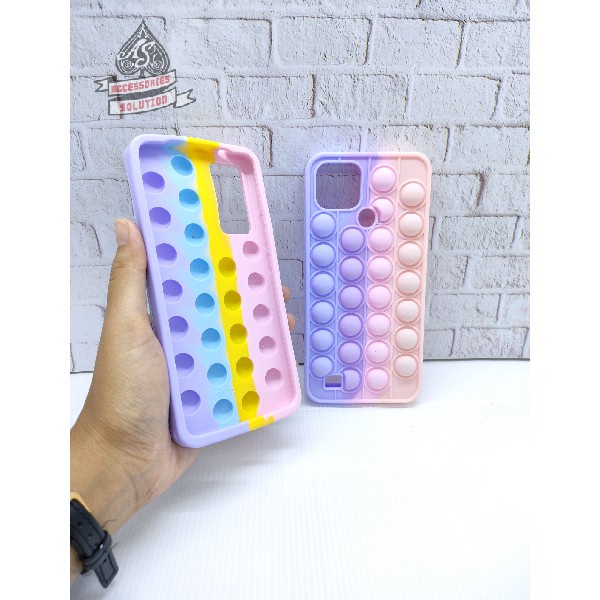 SILICONE CASE POP IT SAMSUNG J4 plus J6+ - CASE PENGHILANG STRESS PUSH IT