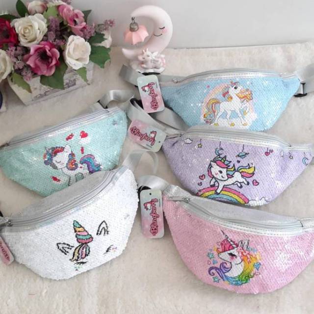 FAIRY WAIST BAG BUM BAG TAS PINGGANG ANAK UNICORN  LOL 