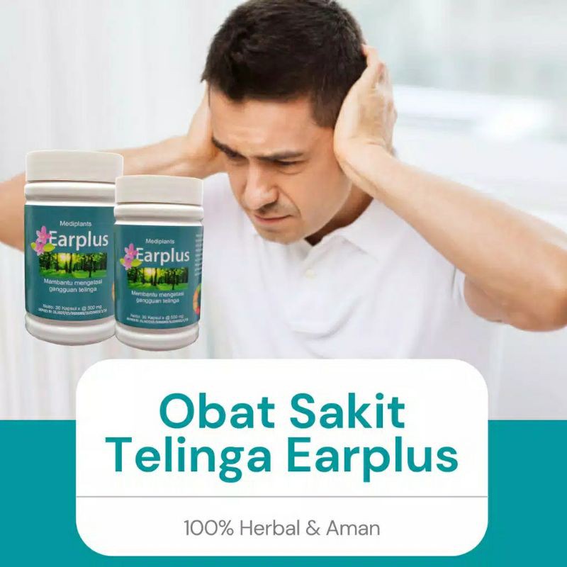 EARPLUS OBAT HERBAL RADANG TELINGA