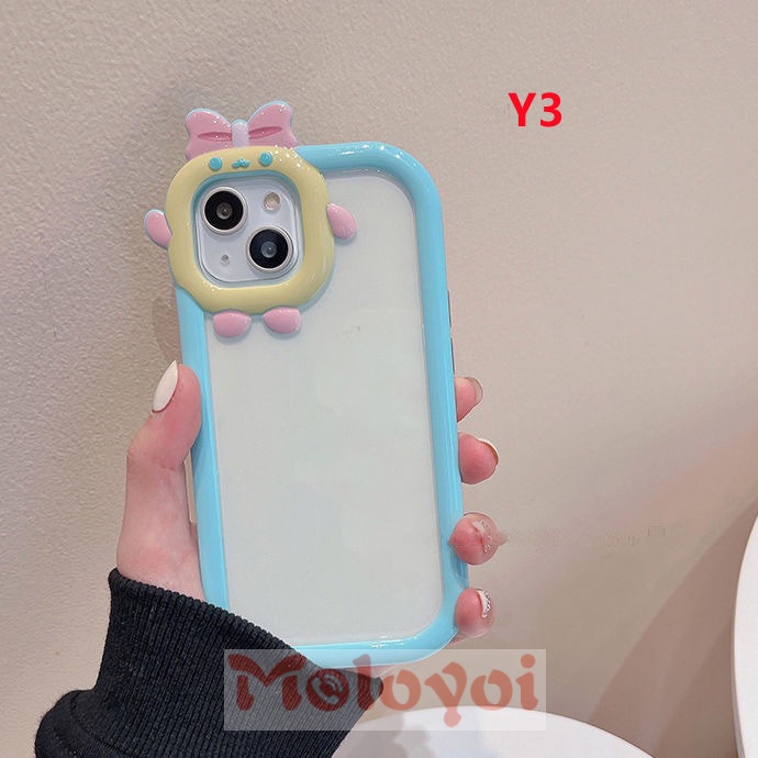 Soft Case Silikon TPU Desain Monster Warna-Warni Macaron Untuk IPhone 7Plus 11 12 13 Pro Max 8Plus XR X 7 8 XS Max SE 2020