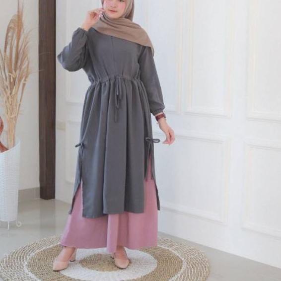 MAR-784 (PROMO) FH04 / Sanita Set / Moscrepe / Set / 2In1 / Setelan .