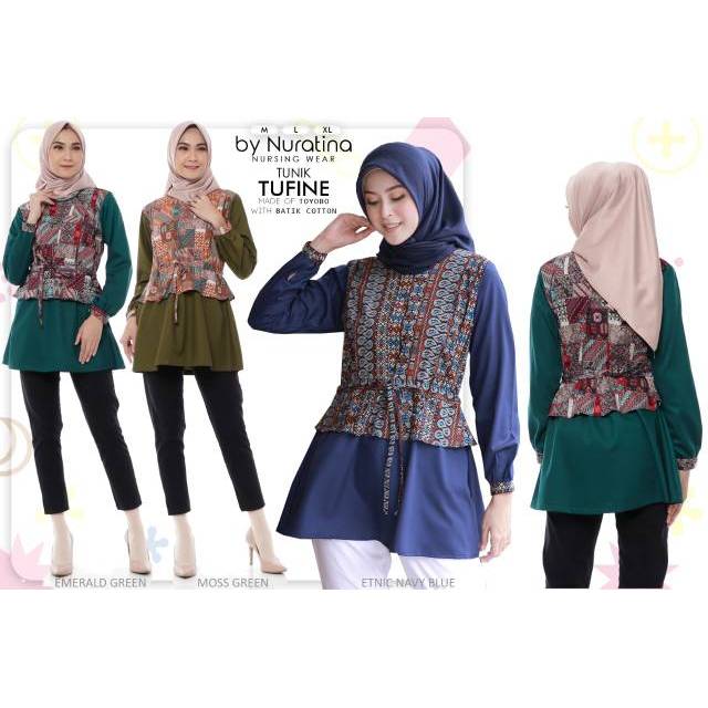 Baju Menyusui Nuratina Tunik Tufine