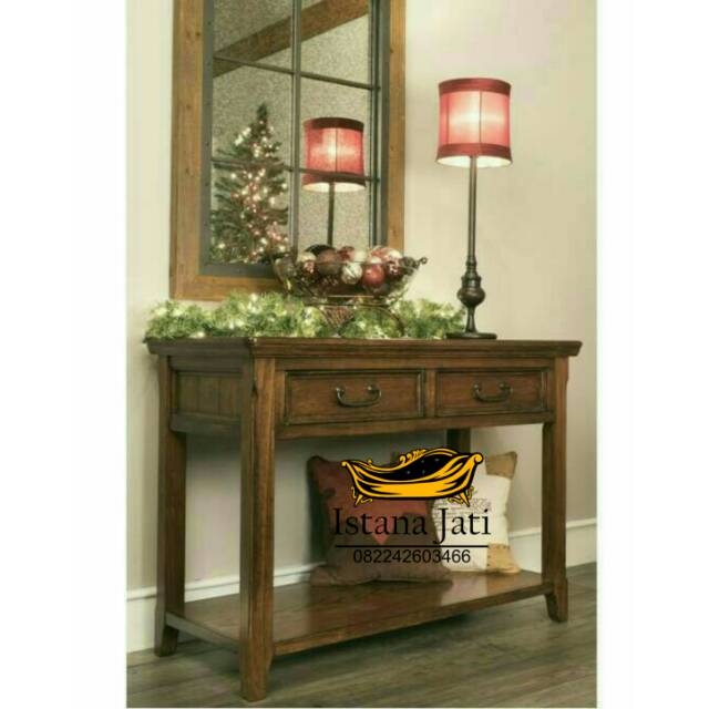 Nakas klasik jati/bufet tv minimalis/nakas antik jati/figura kaca hello kitty/dipan tempat tidur