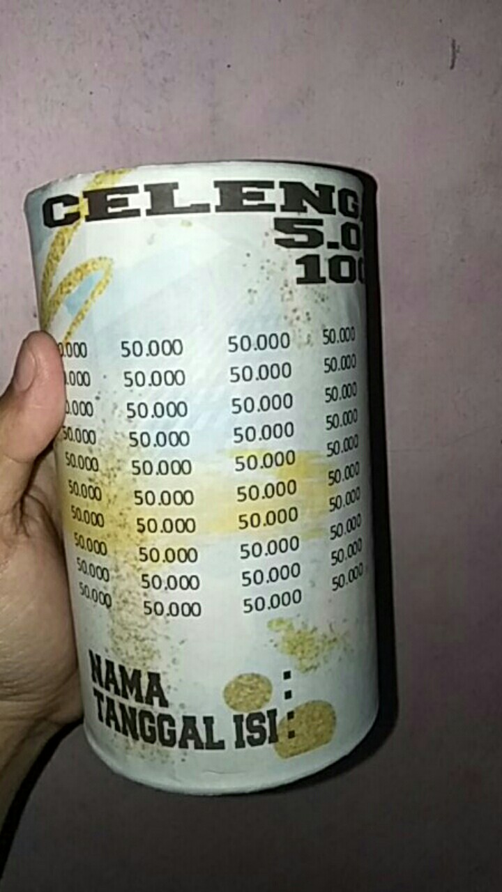 Celengan Target/celengan Tiktok Viral/celengan Viral/celengan Target Murah/ Celengan Target 100 Hari