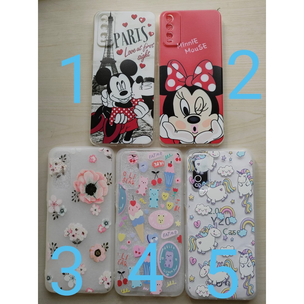Case Mickey And Unicorn Vivo Y20 / Vivo Y12s