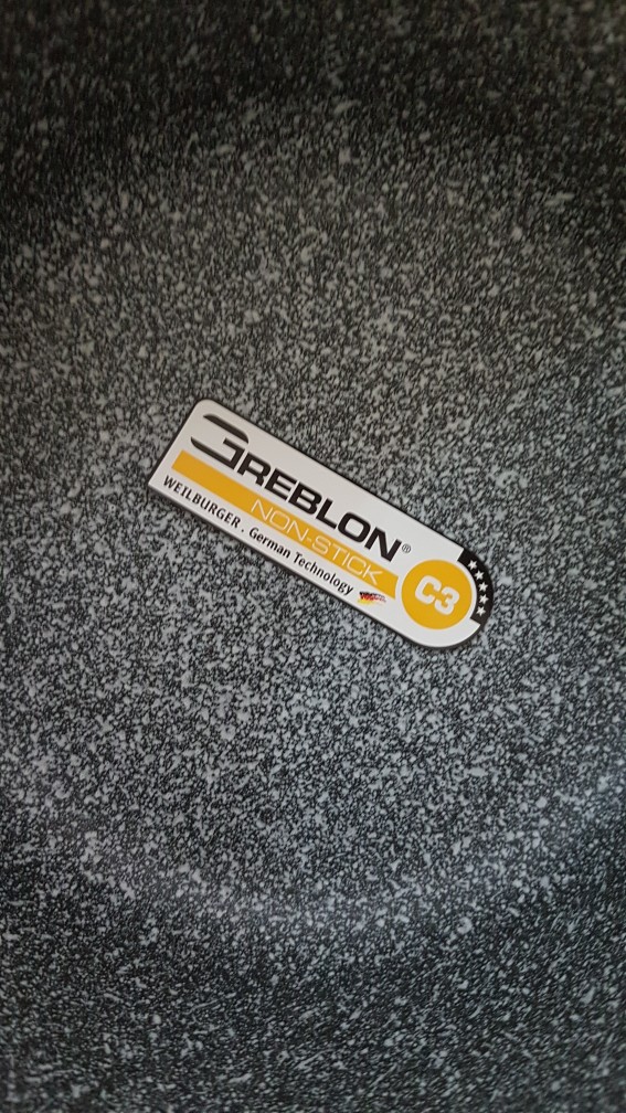 Debellin Casserole 20 Cm - Grey Granite Cookware Series Atau Panci Anti Lengket Premium