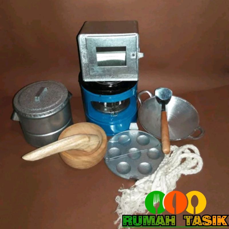 Set Mainan Masak Masakan Tradisional / Set Kompor Mini Mainan Anak Paket D1