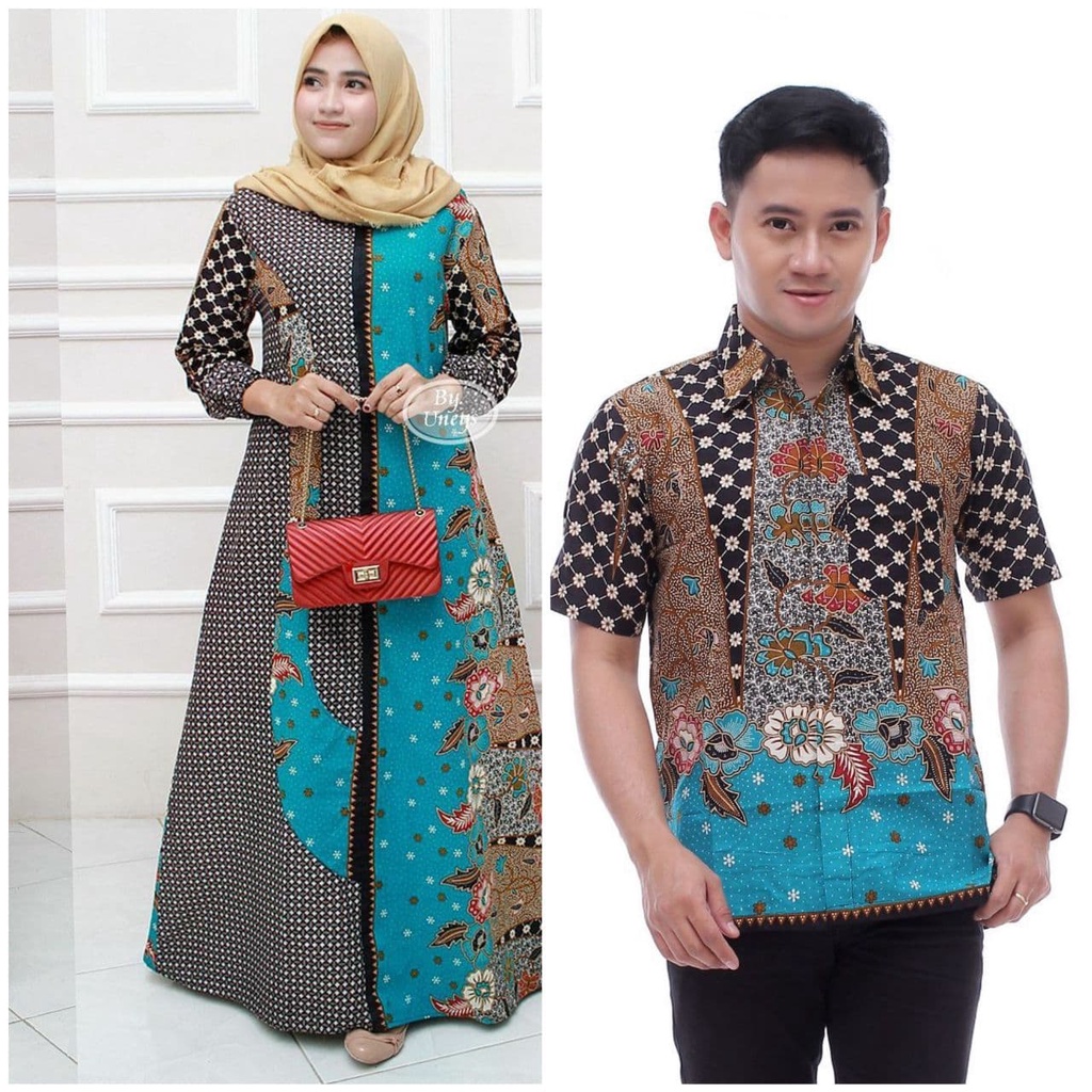 batik couple - batik sarimbit - batik kapelan - gamis batik couple terbaru 2022 - sarimbit batik