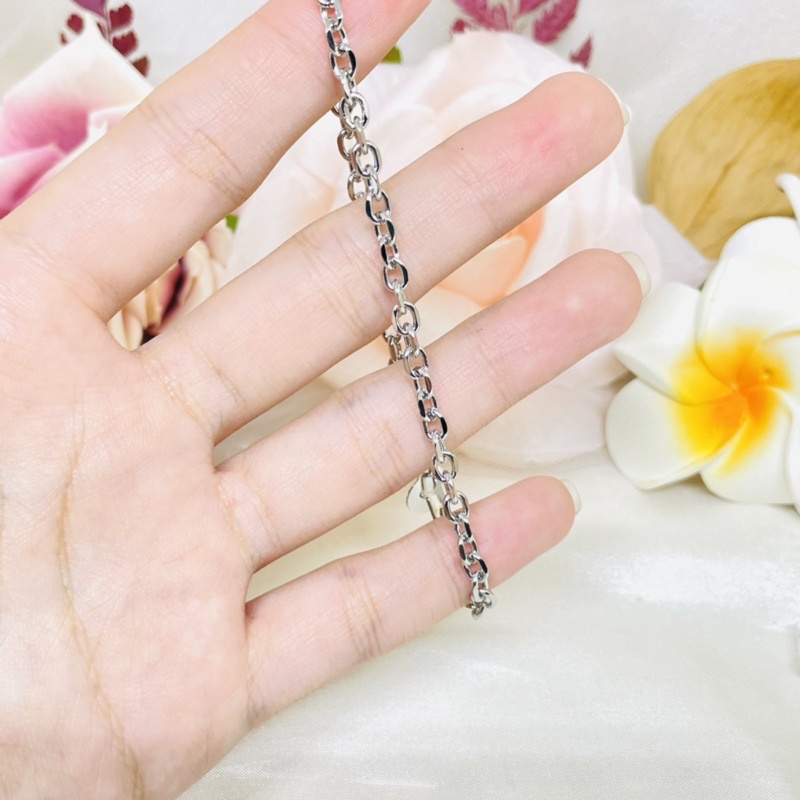 Gelang tangan nuri rapat silver Xuping