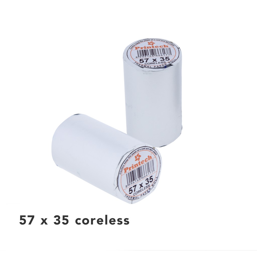 

PRINTECH Kertas Thermal Kasir 57x35 Coreless 1 Roll 03003-1