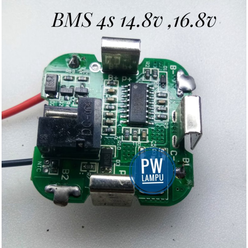 BMS papan pelindung baterai 4S 14.8V 16.8V untuk Bor Listrik Alat