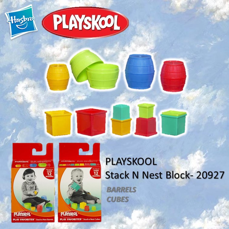 playskool stack and nest cubes