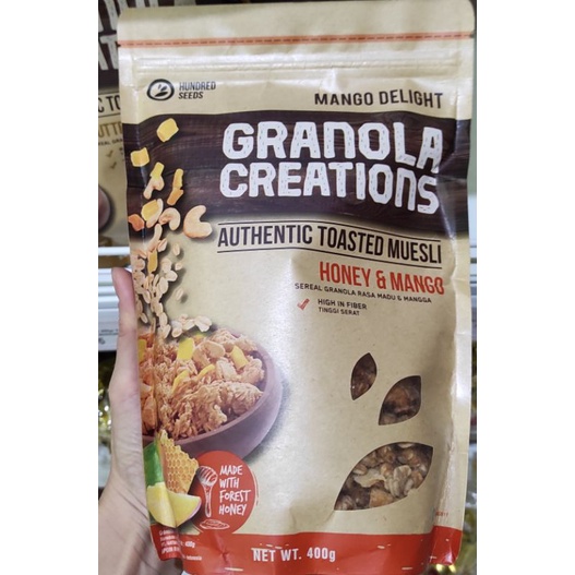 

Granola creations honey&mango 400gr