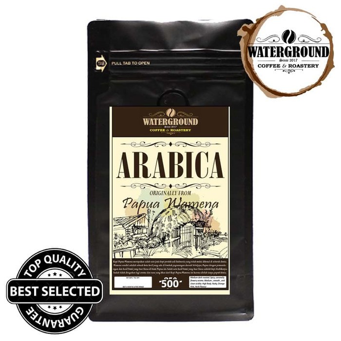 

Kopi Arabica Specialty Papua Wamena 500 grams Kualitas Top Arabica