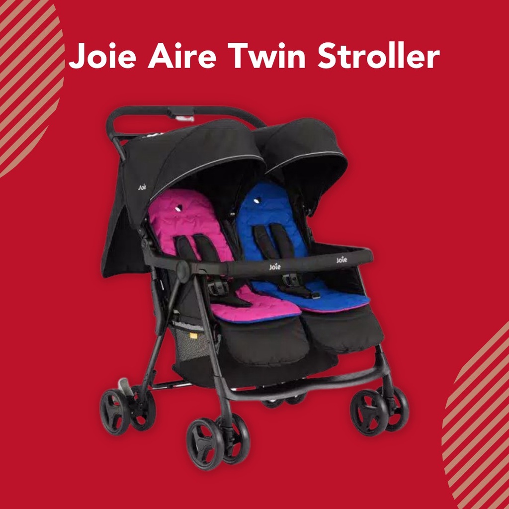 Joie Aire Twin Stroller / Kereta Dorong Bayi Stroller kembar