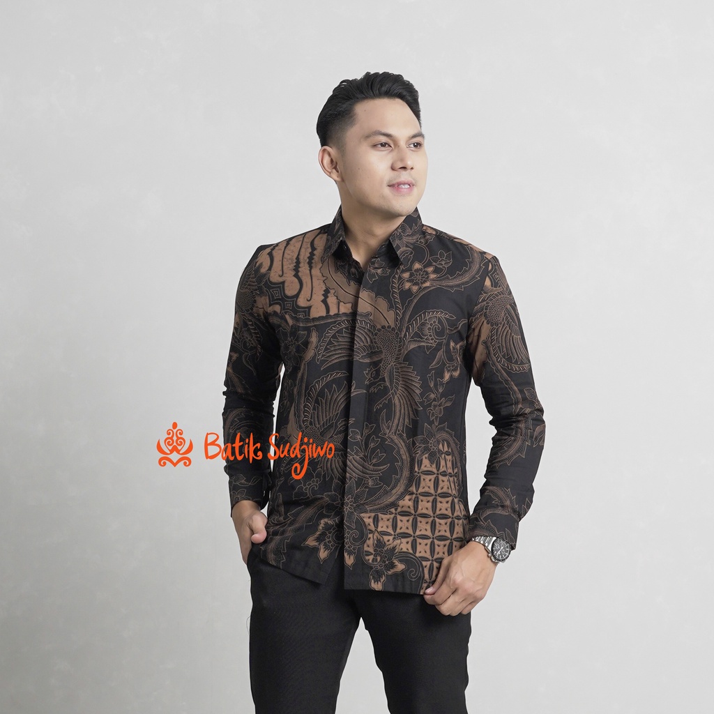 Atasan Kemeja Batik Pria Slimfit 1083