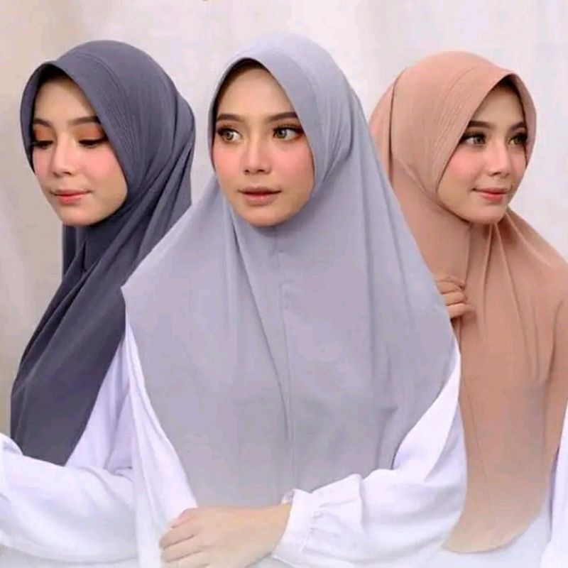 JILBAB INSTAN PAMELA SIMPLE PET POLOS / JILBAB INSTAN TERBARU / JILBAB INSTAN KEKINIAN