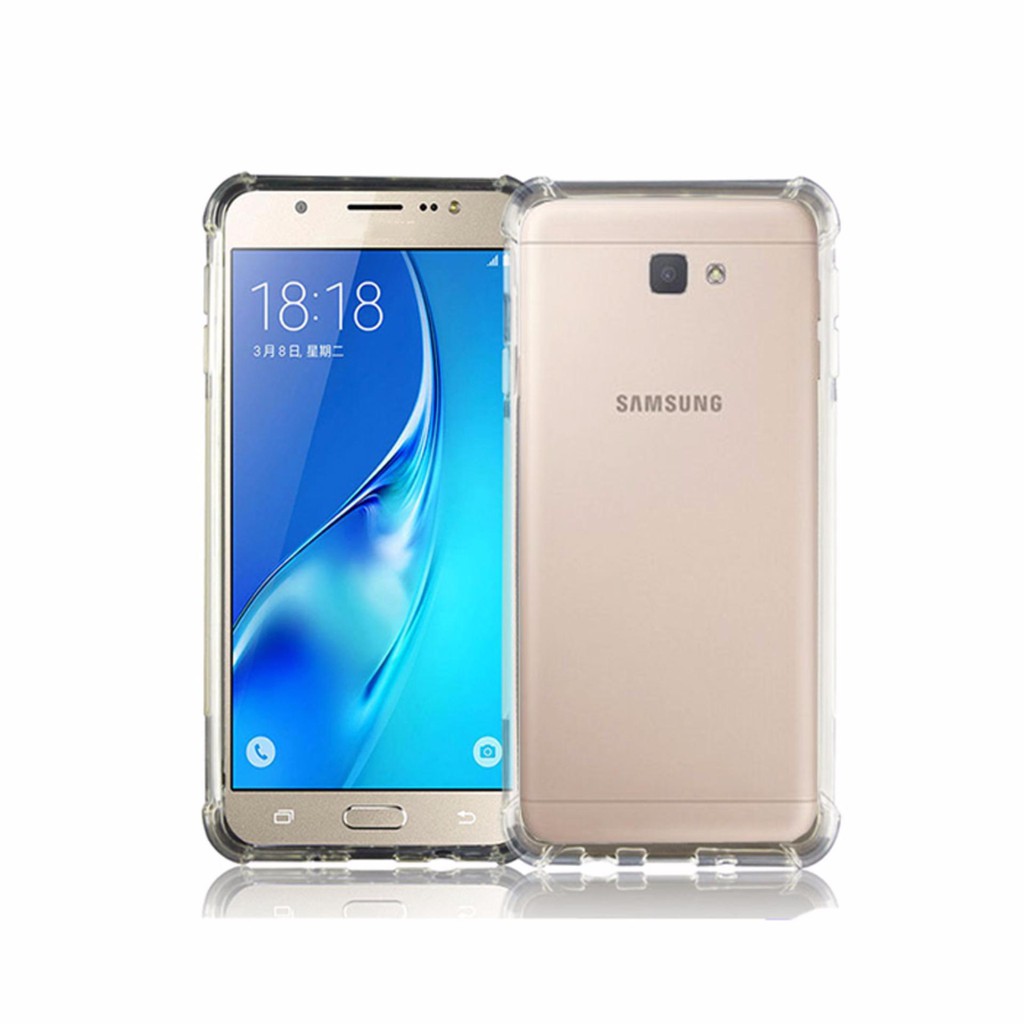 Case Anti Shock Anti Crack Softcase Casing for Samsung J3 2017 / J320 - Clear