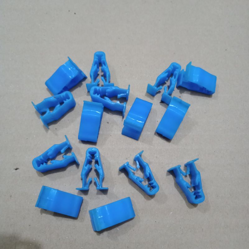 Kancing Klip Body Motor Klip Biru Kancing Body Motor