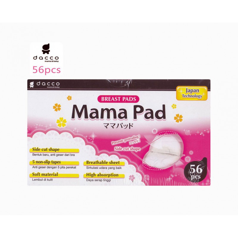 Dacco Mama Pad Flower Breast Pad 56 Pcs