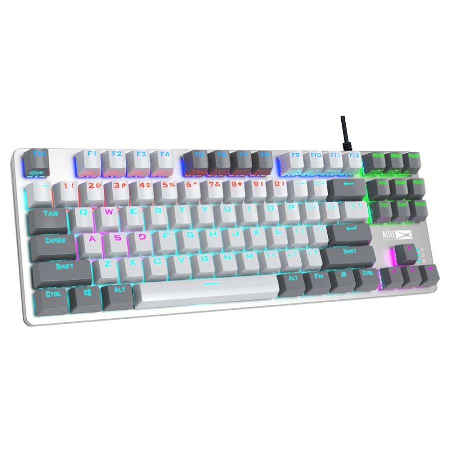 Keyboard Gaming Altec Lansing ALGK 8404 RGB TKL Mechanical White Grey