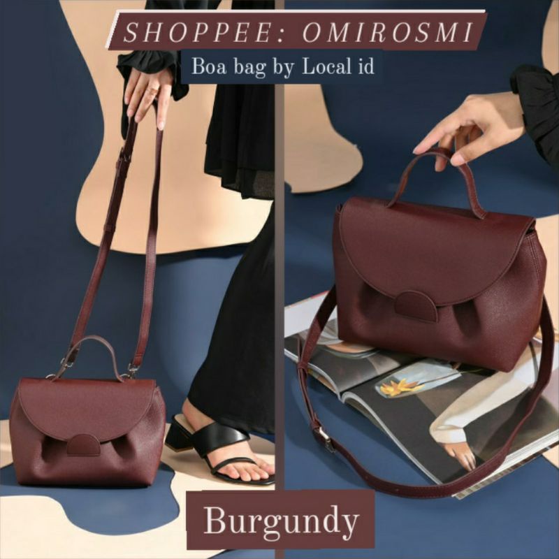Boa Bag Burgundy by Local id