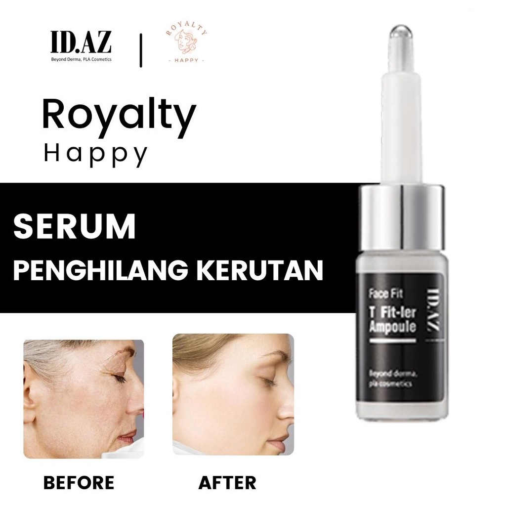 Face fit T ID.AZ - SERUM PENGHILANG GARIS KERUTAN DAN KANTUNG MATA-Royalty Happy