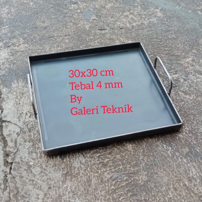 WAJAN ROTI BAKAR 30X30 CM / WAJAN TEPPANYAKI / WAJAN 30X30 CM / WAJAN KOTAK 30X30 CM