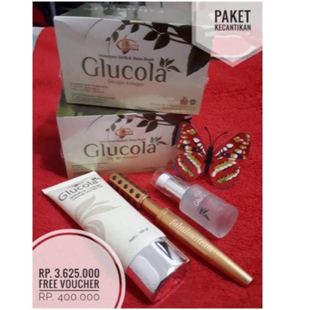 Paket Kecantikan Setrika Wajah Serum dan Filler Glucola