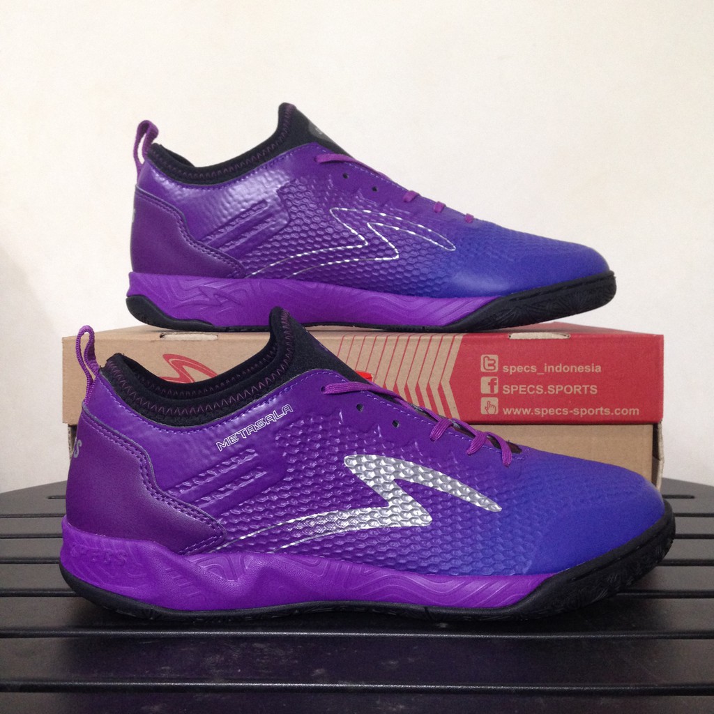 SALE Sepatu Futsal Specs Metasala Musketeer Deep Purple Black 400738 Original BNIB