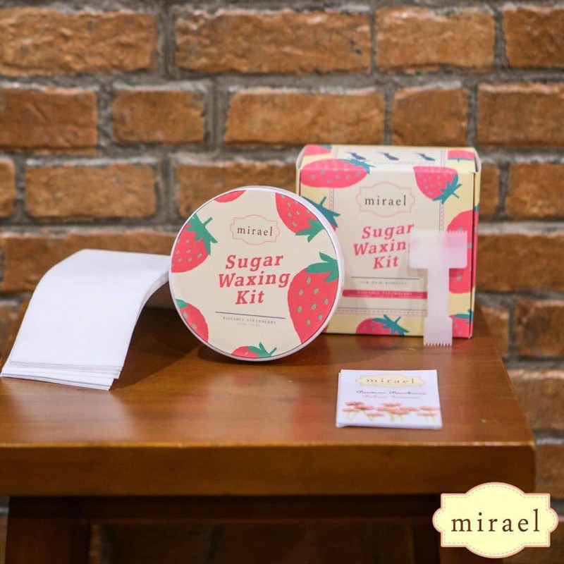 

MIRAEL Sugar Wax Strawberry Sugar Waxing Kit