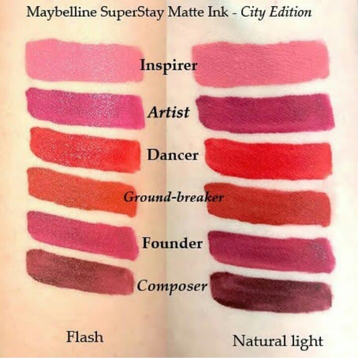 【GOGOMART】  Maybelline Superstay Matte Ink City Edition