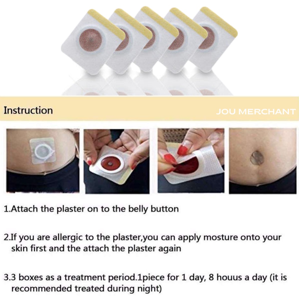 Koyo Pelangsing Slim Patch / Plester Obat Pelangsing / Detox Pembakar Lemak -  10 PCS Slimming Patch