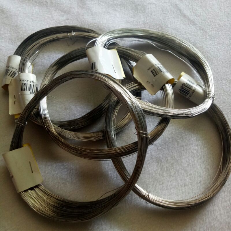 kawat stainless bahan kerajinan 0,5mm