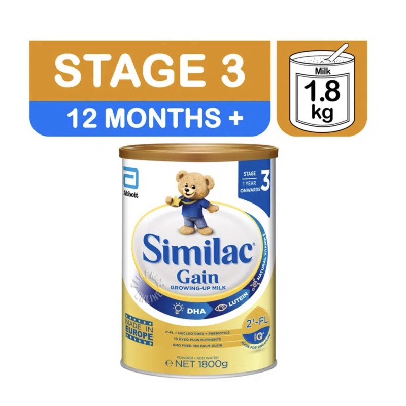 

(Made in Europe) Similac Infant Milk Formula Stage 3- 1800g - Import