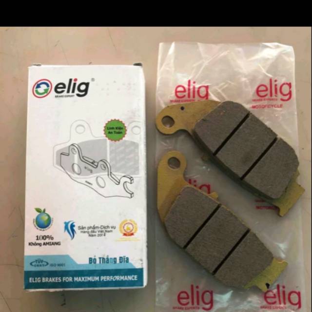 Diskpad kampas rem cakram belakang cb150. Sonic 150. Crf 150 merk elig tipe em327