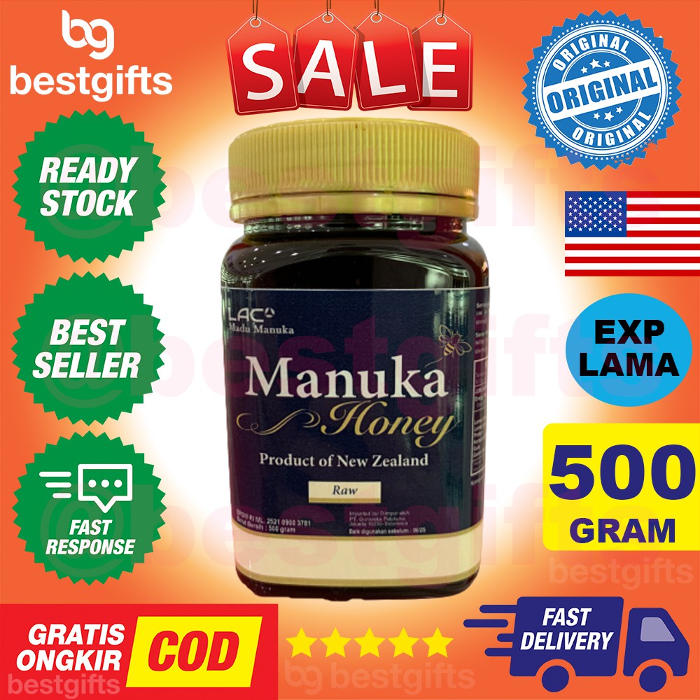 GNC LAC MANUKA HONEY 8+ UMF 8 GOOD FOR HEALTH ANTIOKSIDAN IMUN KEKEBALAN DAYA TAHAN TUBUH 500 GRAM