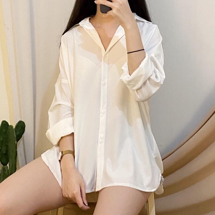 ☀ BECCA SHIRT / OVERSIZED SHIRT / KEMEJA OVERSIZED / KEMEJA POLOS / BASIC SHIRT ◊