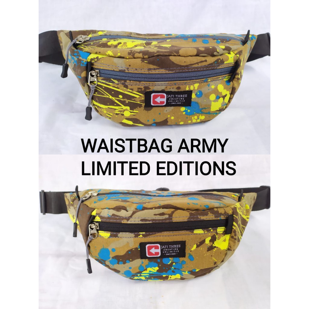 Tas pinggang / tas army / waistbag army