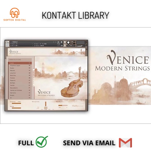 Venice Modern Strings library preset KONTAKT