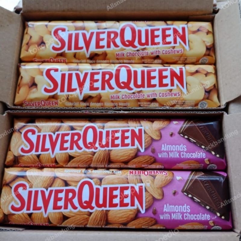 

PROMO Silver Queen Cashew & Almond 55 gr 1 BOX (10 PCS)