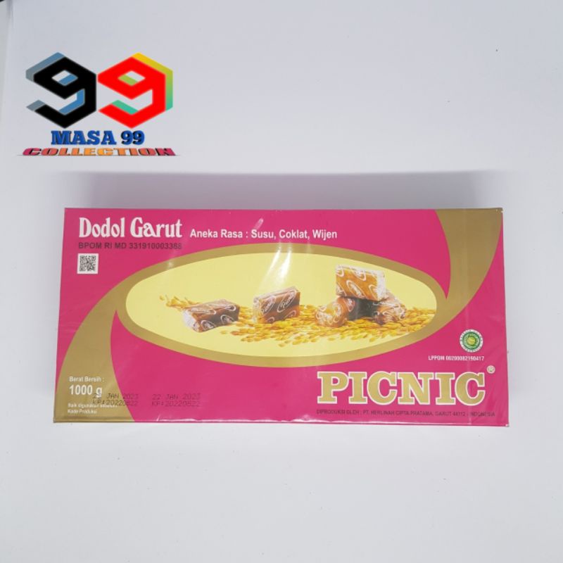 Dodol Garut PICNIC CLASSIC 1kg / Dodol Picnic Original Kualitas Super Duper