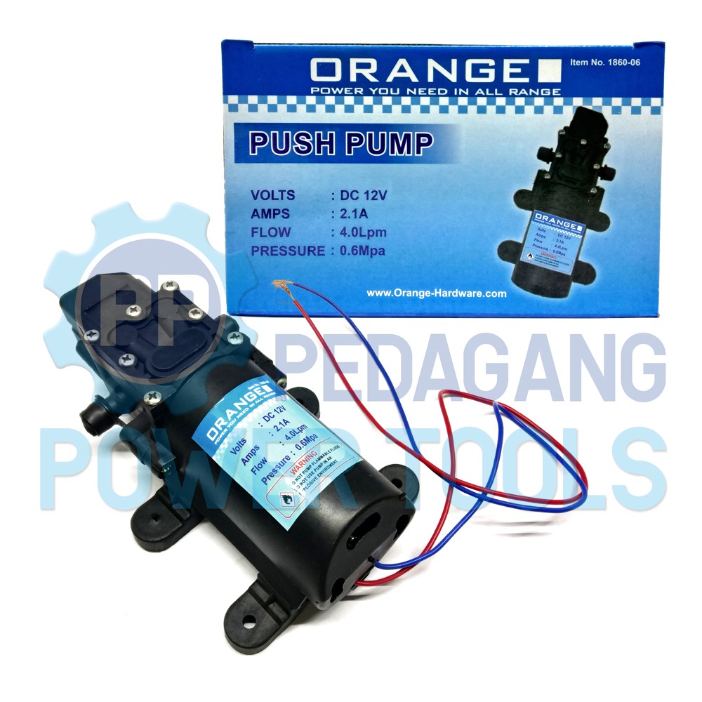 Orange Dinamo Sprayer Elektrik Dc Pompa Air Cuci Ac Motor Mobil Steam