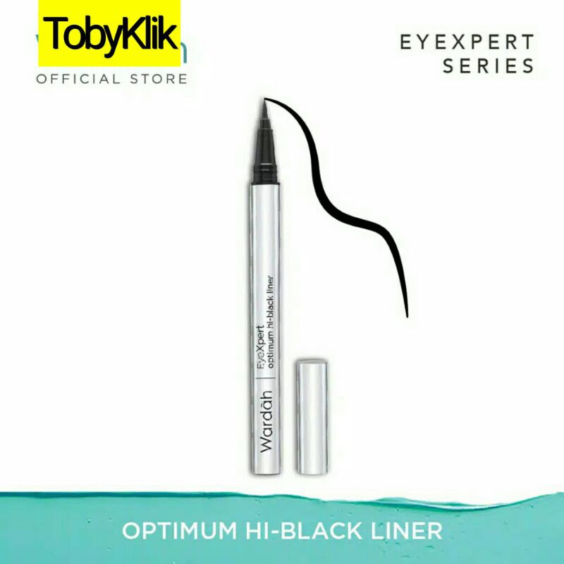 Wardah EyeXpert eye liner pen Optimum Hi-Black Liner 1 g