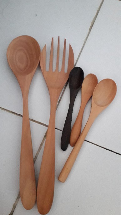 Meishi | Sendok Makan Kayu