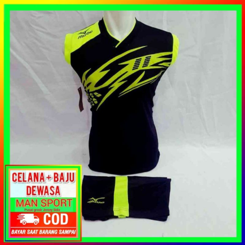SETELAN FUTSAL MIZUNO DEWASA JERSEY VOLLY JERSEY BOLA JERSEY BASKET JERSEY BADMINTON JERSEY FUTSAL J